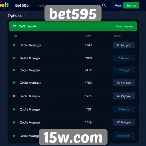 Opções de pagamento disponíveis na bet595